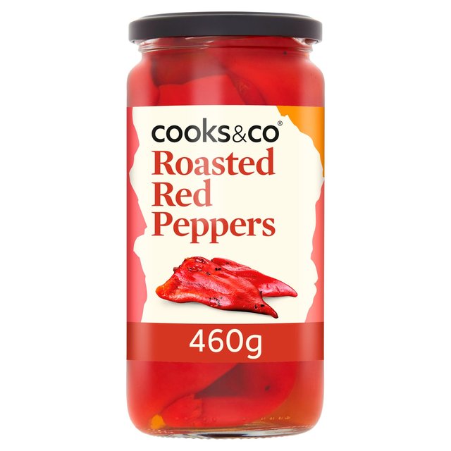 Cooks & Co Roasted Red Peppers, 460g