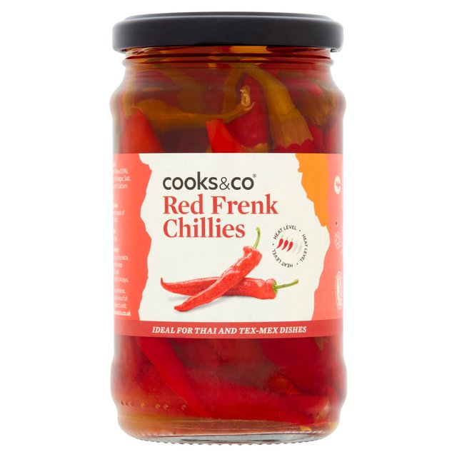 Cooks & Co Red Chillies, 300g