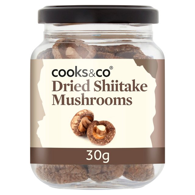 Cooks & Co Dried Shiitake Mushrooms, 30g