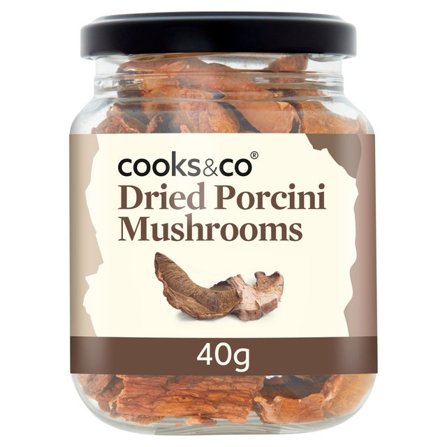 Cooks & Co Dried Porcini Mushrooms, 40g