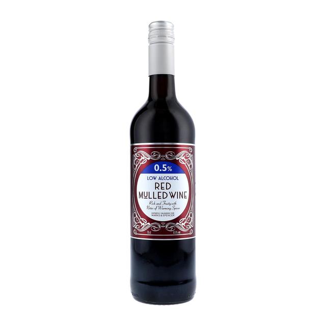 M & S Low Alcohol Red Mulled Wine, 75cl