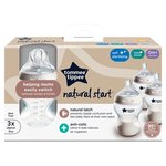 Tommee Tippee Closer To Nature Bottles 3x260ml