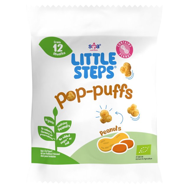 SMA Little Steps Pop-Puffs Peanut, 7g
