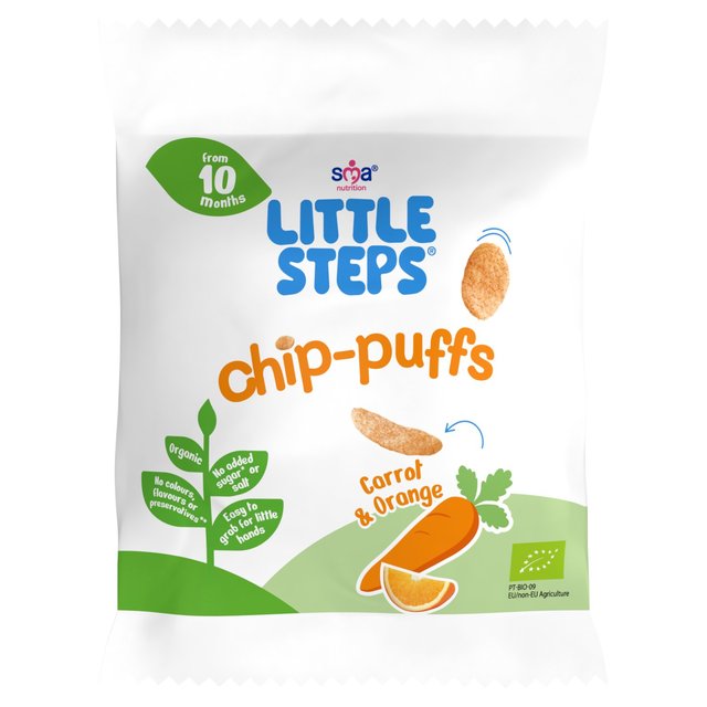 Sma Little Steps Chip-Puffs Carrot & Orange From 10 Months, 7g