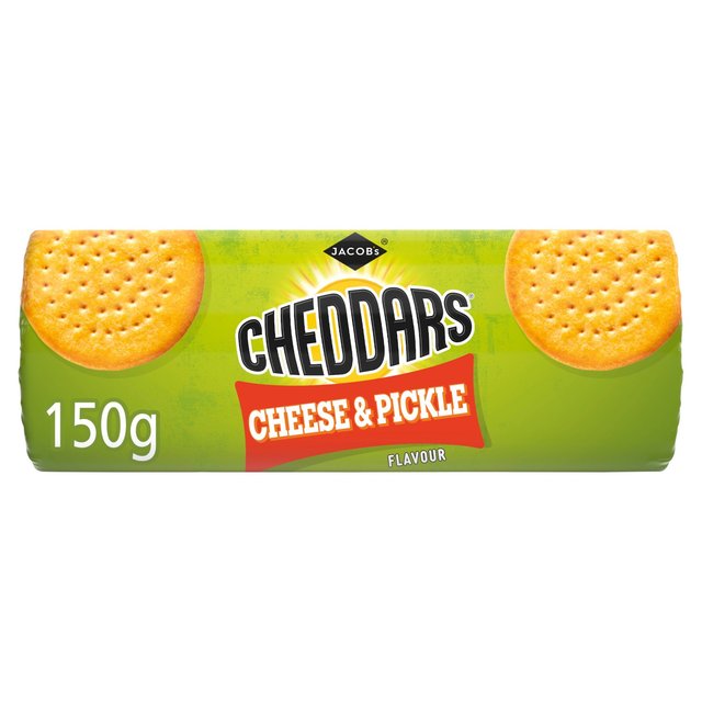 Jacob’s Cheddars Cheese & Pickle Crackers, 150g
