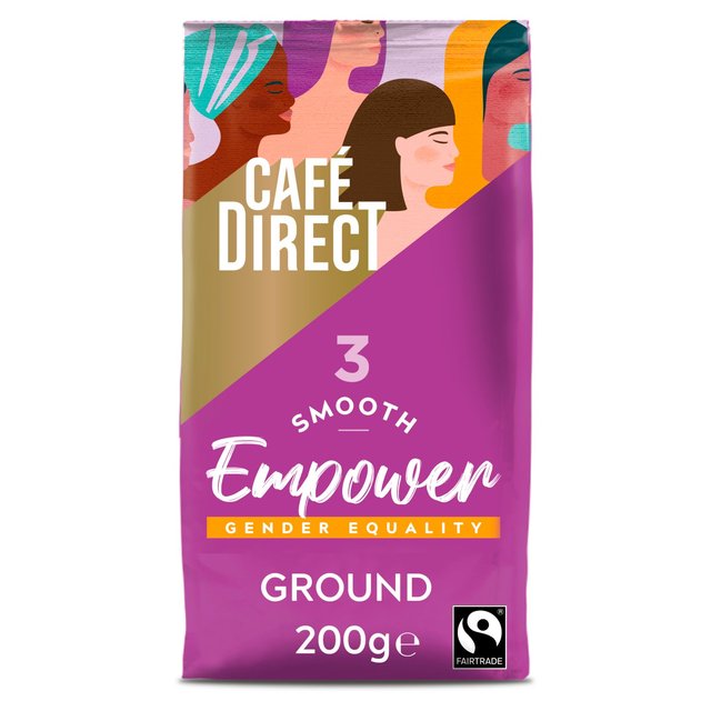 Cafedirect Fairtrade Empower Smooth Roast Ground Coffee, 200g