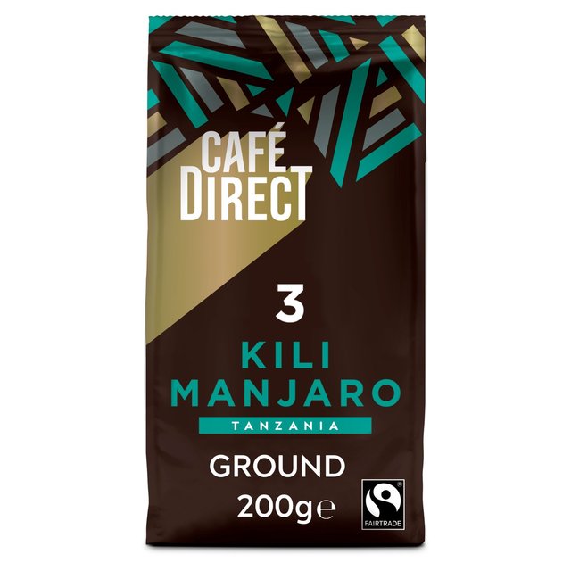 Cafedirect Fairtrade Kilimanjaro Tanzania Ground Coffee, 200g