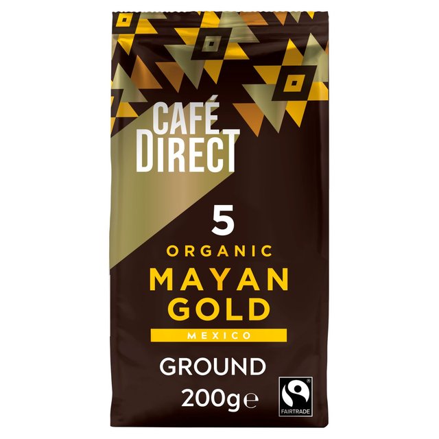 Cafedirect Fairtrade Organic Mayan Gold Mexico Ground Coffee, 200g