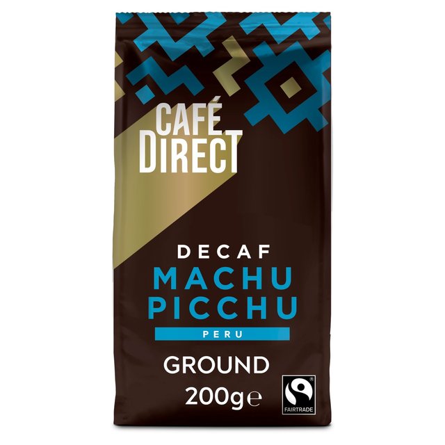 Cafedirect Fairtrade Decaf Machu Picchu Ground Coffee, 200g