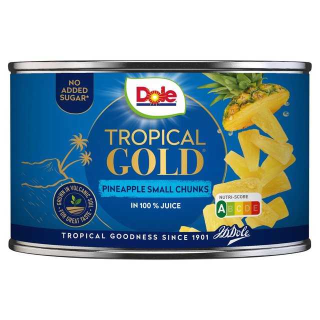 Dole Pineapple Small Chunks in Juice Cans, 227g