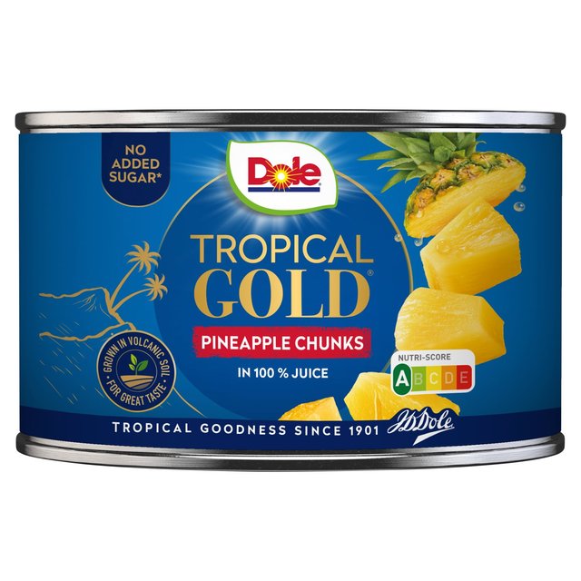 Dole Pineapple Chunks in Juice Cans, 227g