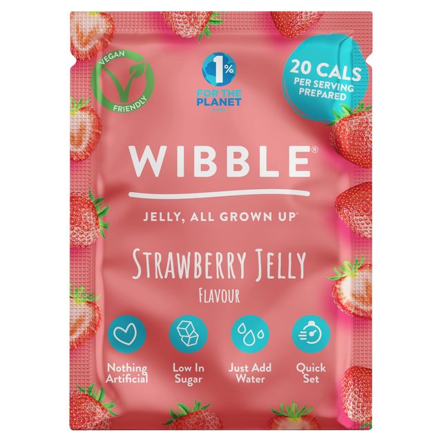 Wibble Strawberry Jelly Crystals, 57g
