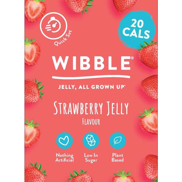 Wibble Strawberry Jelly Crystals, 57g