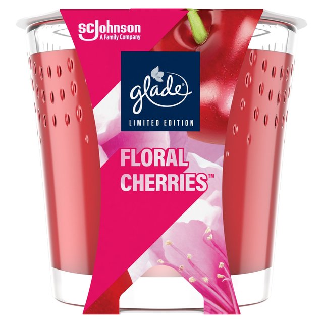 Glade Candle Frosted Floral Cherries, 129g