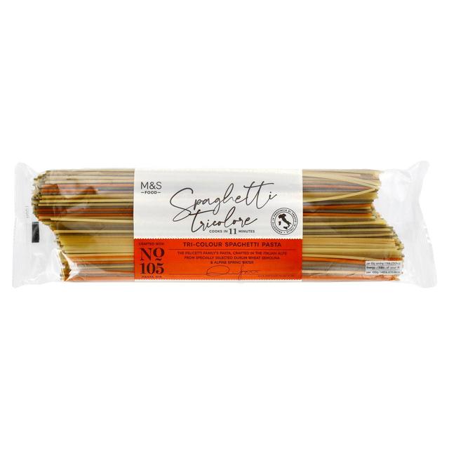 M & S Tri-Colour Spaghetti, 500g