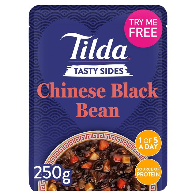 Tilda Tasty Sides Chinese Black Bean Pulses and Vegetables, 250g