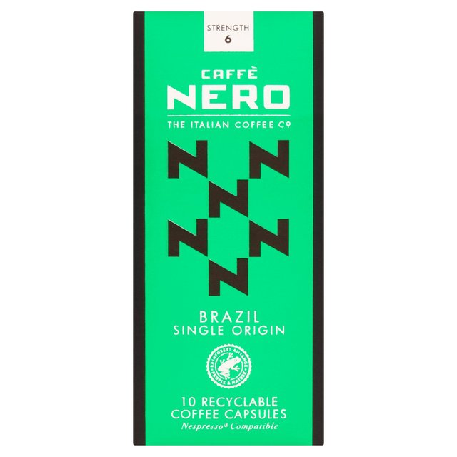 Cafe Nero Caffe Nero Brazilian Coffee Capsules, 12 per Pack