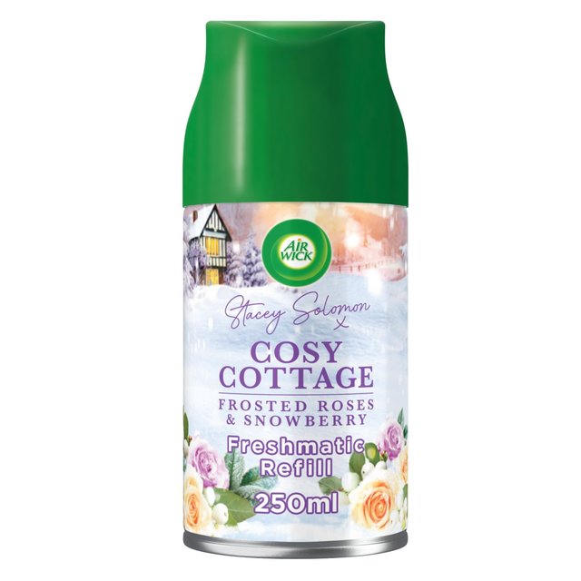 Airwick Freshmatic Singe Refill Cosy Cottage Frosted Roses & Snowberry, 250ml