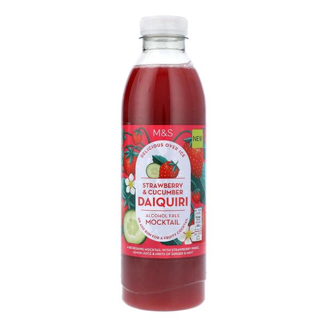 M & S Strawberry & Cucumber Daiquiri Mocktail, 750ml