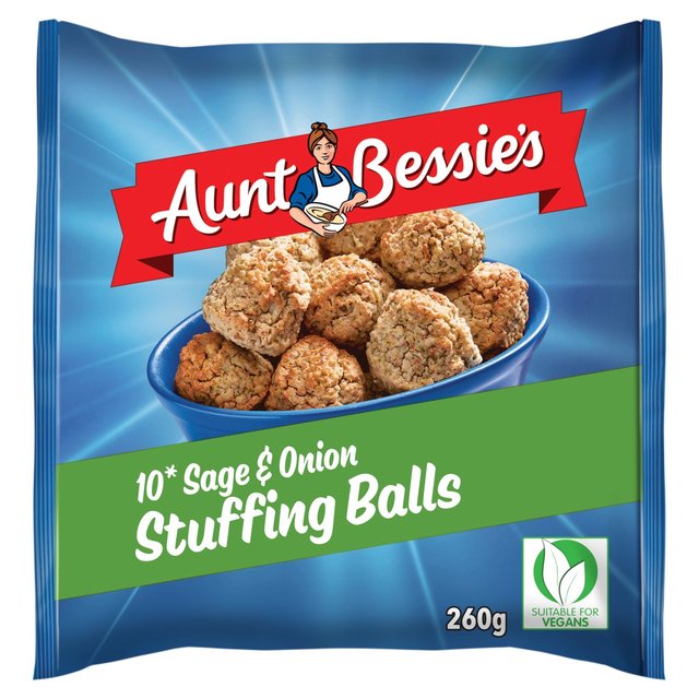 Aunt Bessie’s 10 Sage and Onion Stuffing Balls, 260 Per Pack