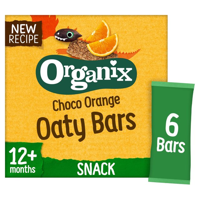 Organix Choco Orange Organic Soft Oaty Snack Bars Multipack, 6x23g
