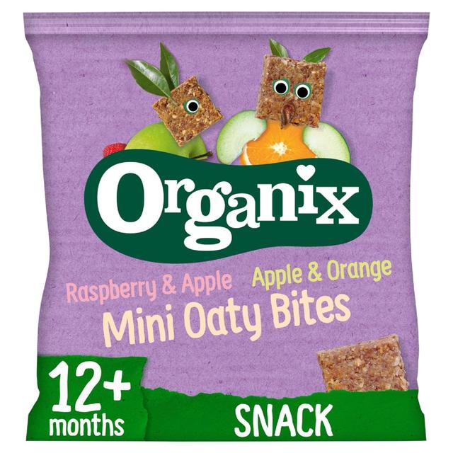 Organix Mini Organic Oaty Toddler Snack Bar Bites, 110g