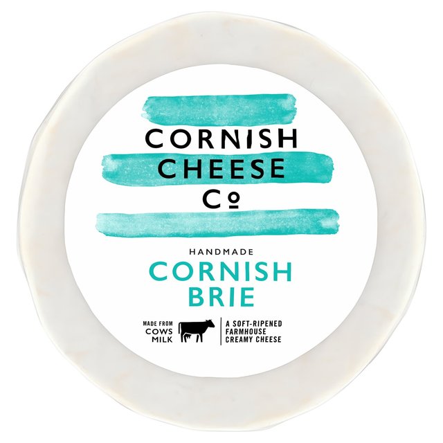 Taste of The West Cornish Cheese Co. Cornish Brie, A Soft-ripened Farmhouse Creamy Brie