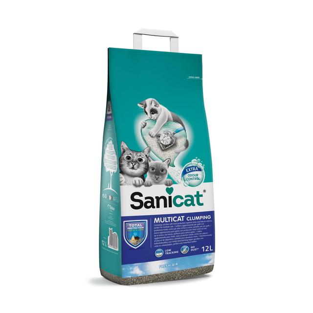 Sanicat Multicat Clumping Cat Litter, 12L