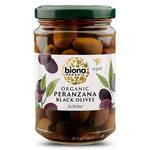 Biona Organic Peranzana Black Italian Olives in Brine