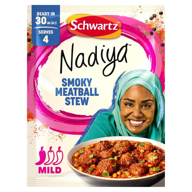 Schwartz x Nadiya Smoky Meatball Stew Recipe Mix, 30g