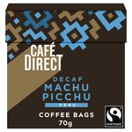 Cafedirect Fairtrade Machu Picchu Decaf Coffee Bags