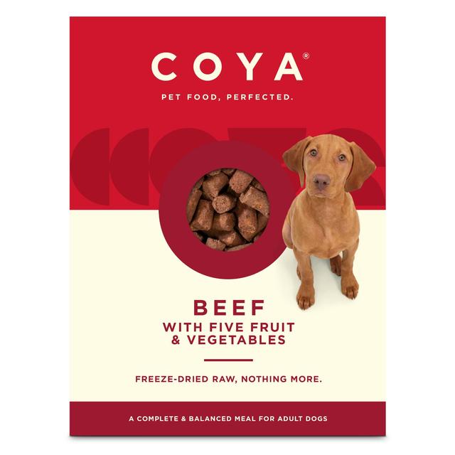 Coya Freeze-Dried Raw Adult Dog Food Beef, 750g
