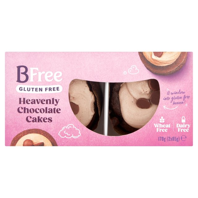BFree Chocolate Cakes, 2 x 85g