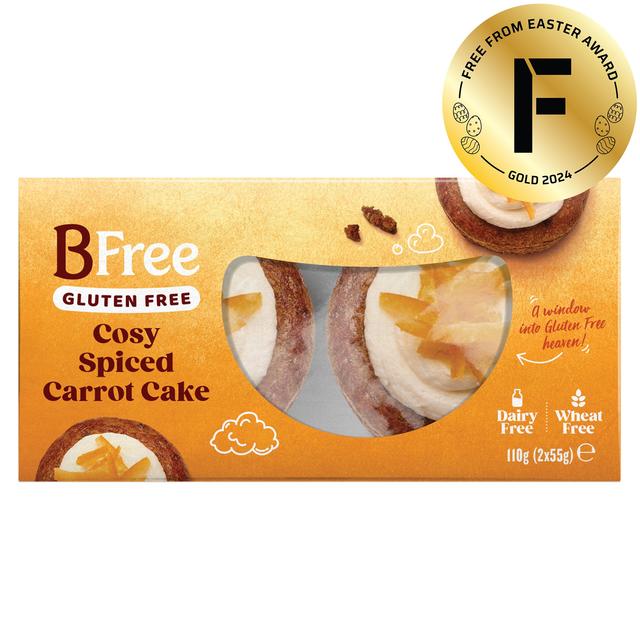 BFree Carrot Cakes, 2 x 85g