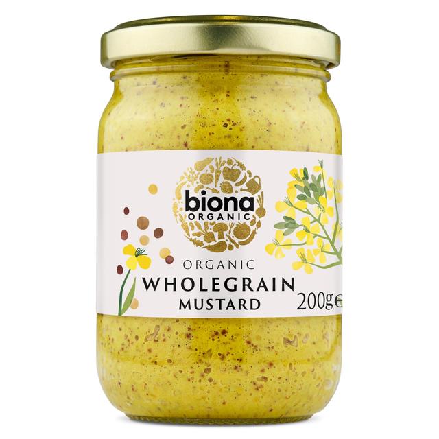 Biona Organic Wholegrain Mustard, 200g