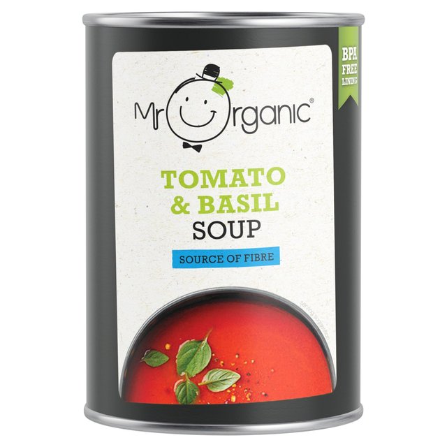 Mr Organic Tomato & Basil Soup, 400g