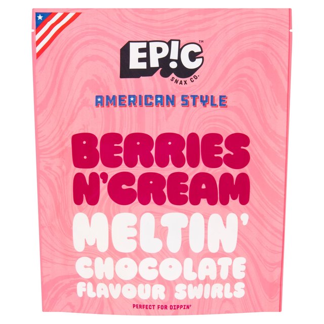 Epic Berries and Cream Meltin’ Chocolate Swirls, 100g