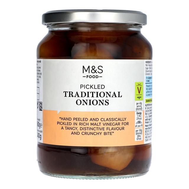 M & S Pickled Traditional Onions, 340g