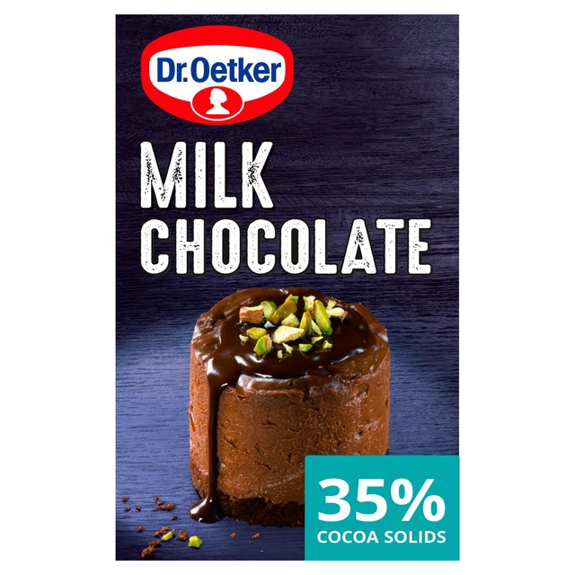 Dr. Oetker Milk Chocolate Bar, 100g