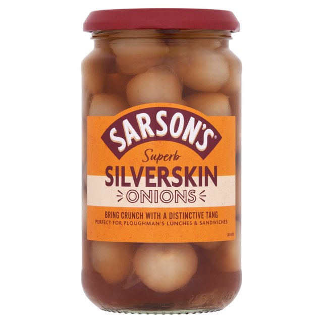 Sarson’s Medium & Tangy Silverskin Onions, 460g