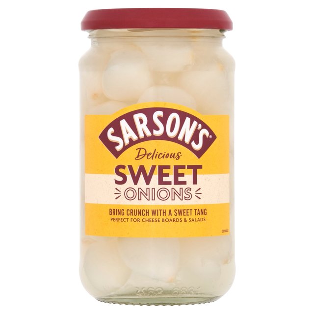 Sarson’s Sweet & Mild Silverskin Onions, 460g