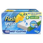 Flash Speed Mop Wet Cloth Multi-Surface Refills Crisp Lemons