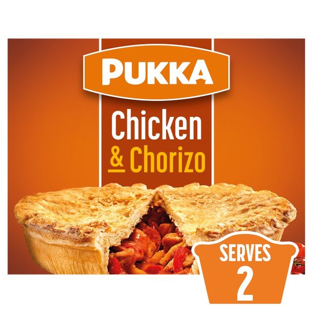 Pukka Pies Just for Two Chicken and Chorizo Pie, 539g