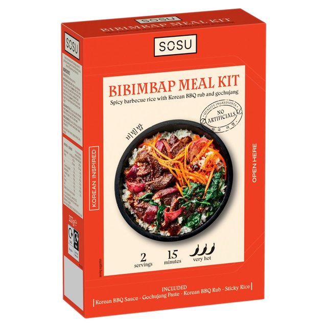Sosu Korean Bibimbap Rice Meal Kit, 237g