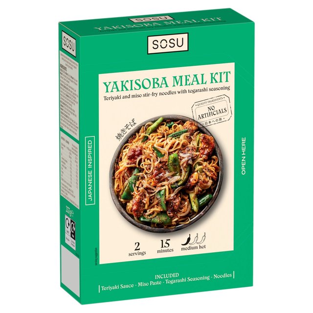 Sosu Japanese Yakisoba Noodle Meal Kit, 237g