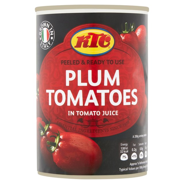 KTC Italian Plum Peeled Tomatoes, 400g