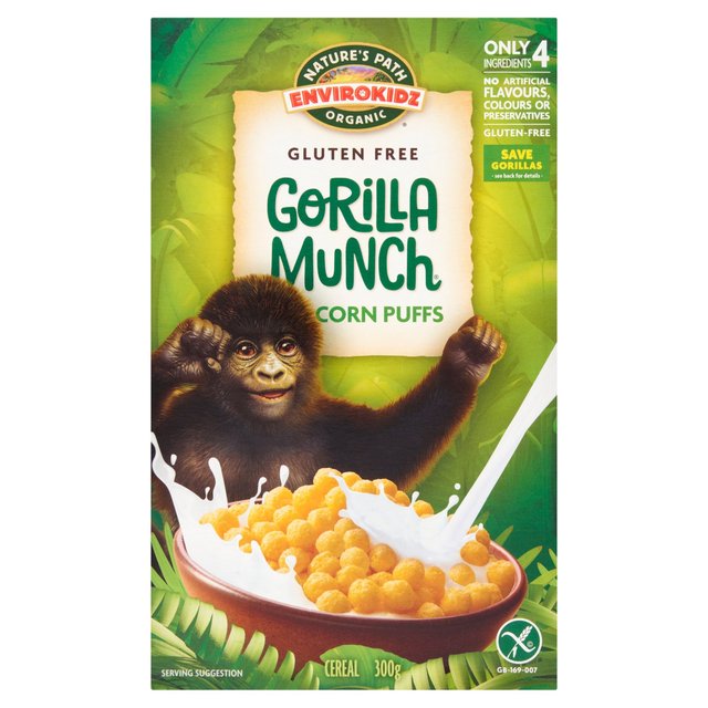 Nature’s Path Gluten Free Organic Cereal Gorilla Munch, 300g