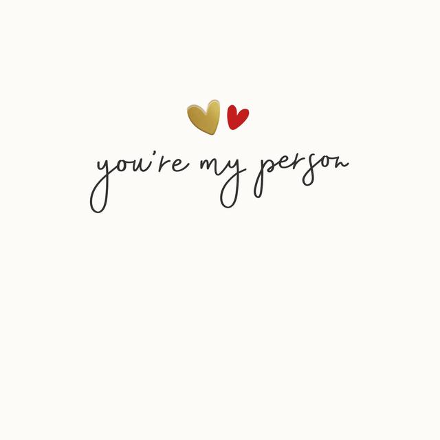 Pigment You’re My Person Valentine’s Day Card
