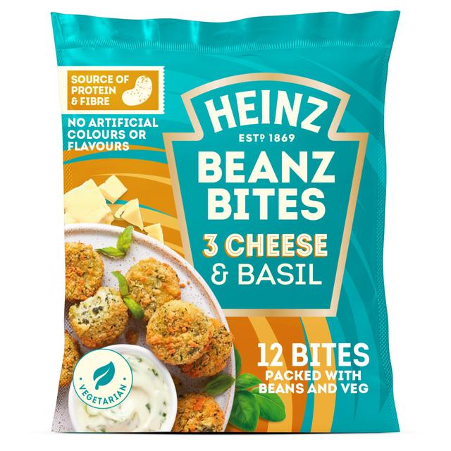 Heinz 3 Cheese & Basil Beans Bites Frozen, 300g