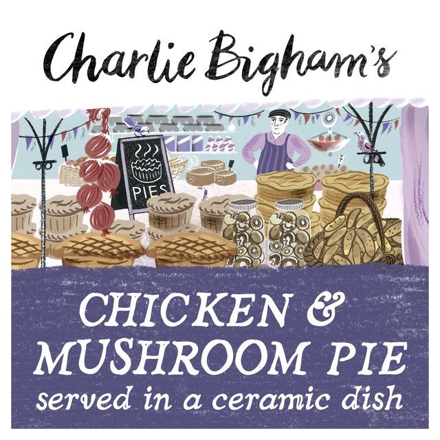 Charlie Bigham’s Chicken & Mushroom Ceramic Pie For 1, 300g